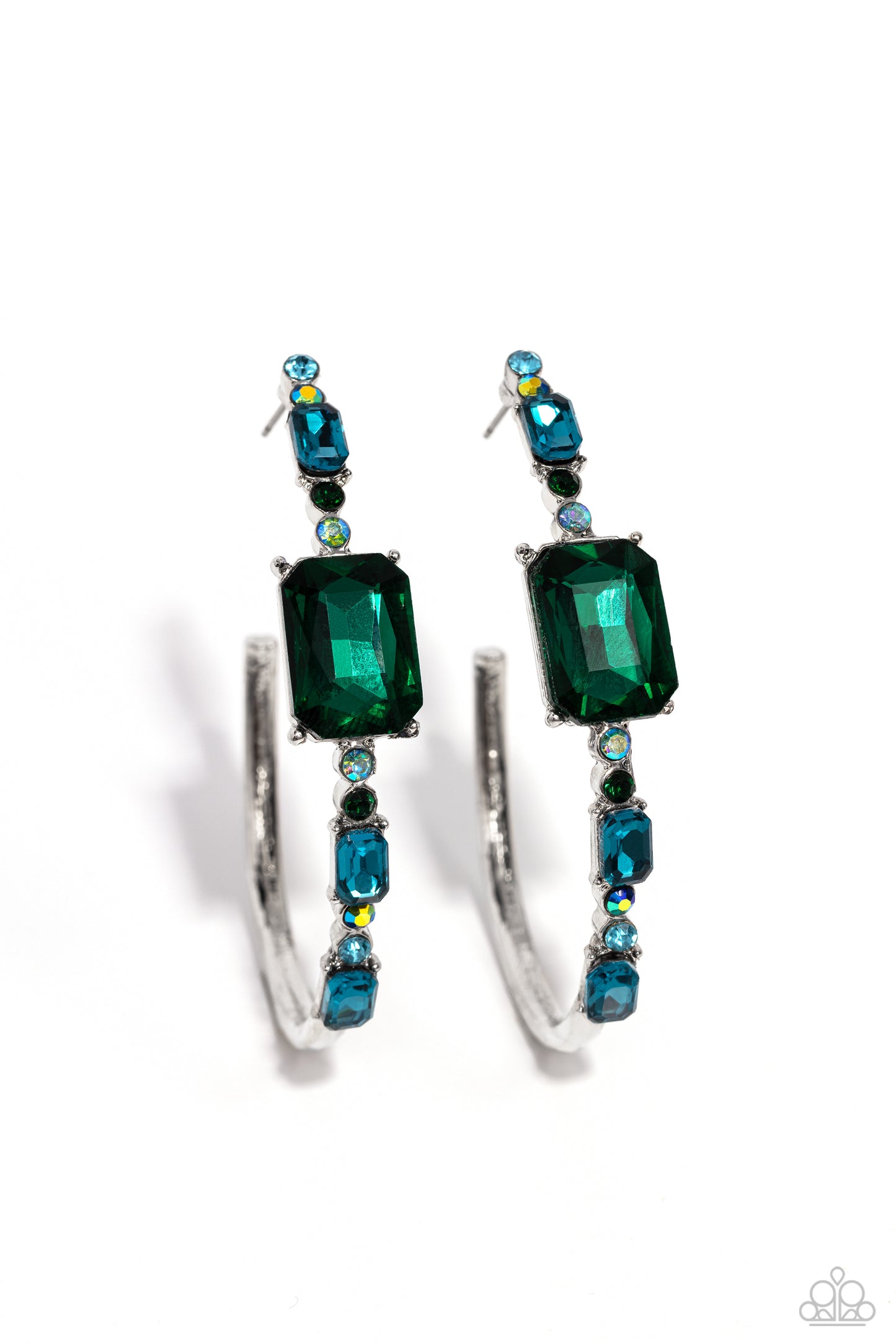 Paparazzi Accessories - Elite Ensemble - Green Earrings