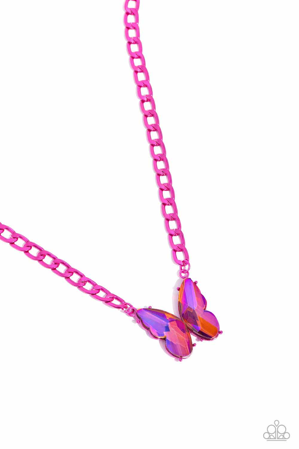 Paparazzi Accessories - Fascinating Flyer - Pink Necklace