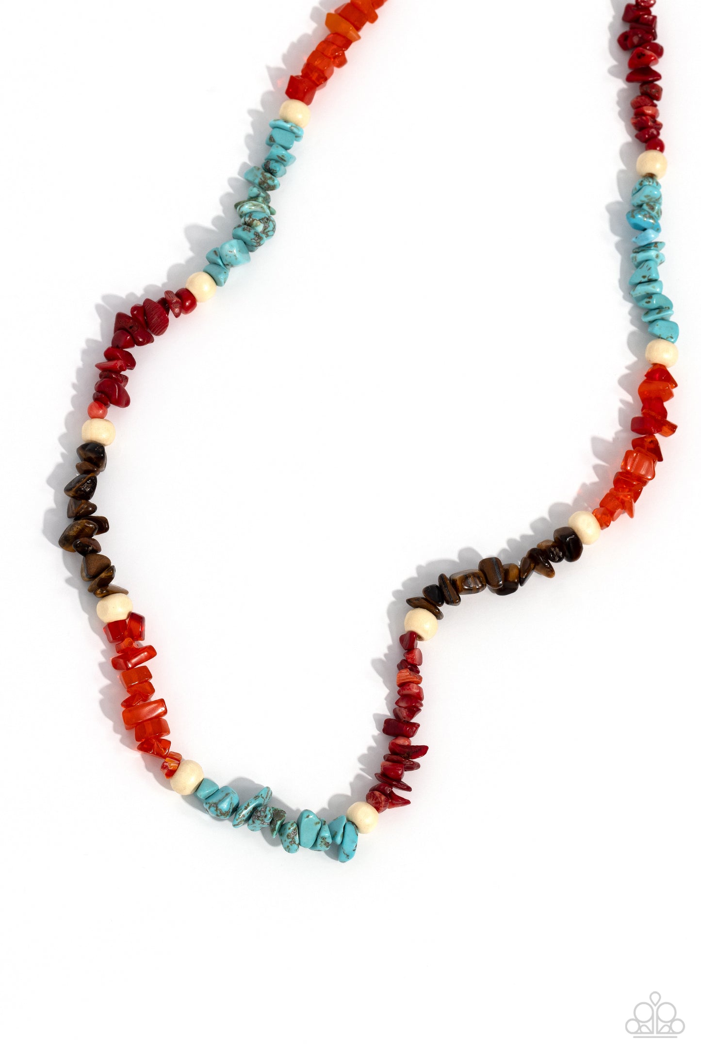 Paparazzi Accessories - Soothing Stones - Red Necklace