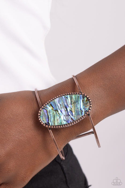 Paparazzi Accessories - Enigmatic Energy - Copper Bracelet