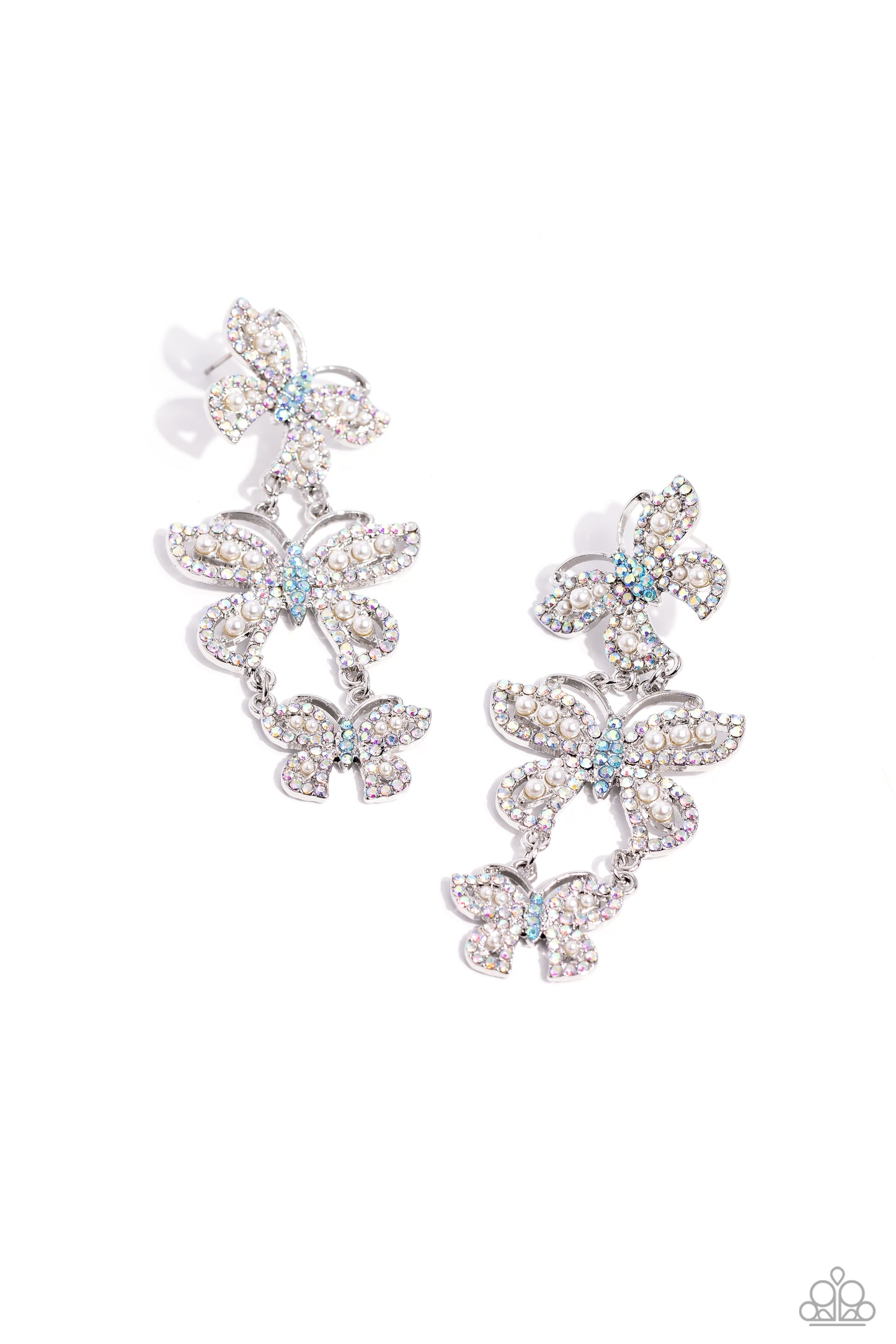 Paparazzi Accessories - Fluttering Finale - Multi Earrings