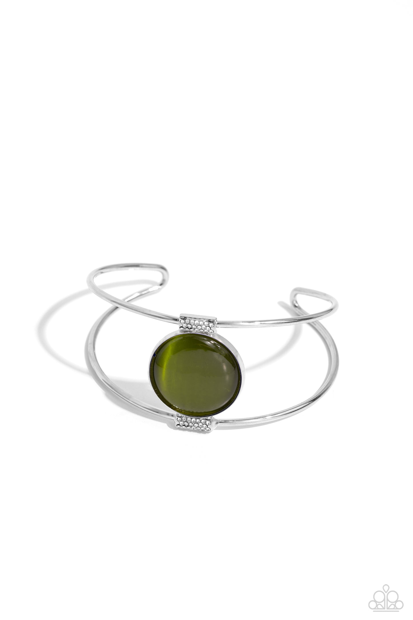 Paparazzi Accessories - Candescent Cats Eye - Green Bracelet