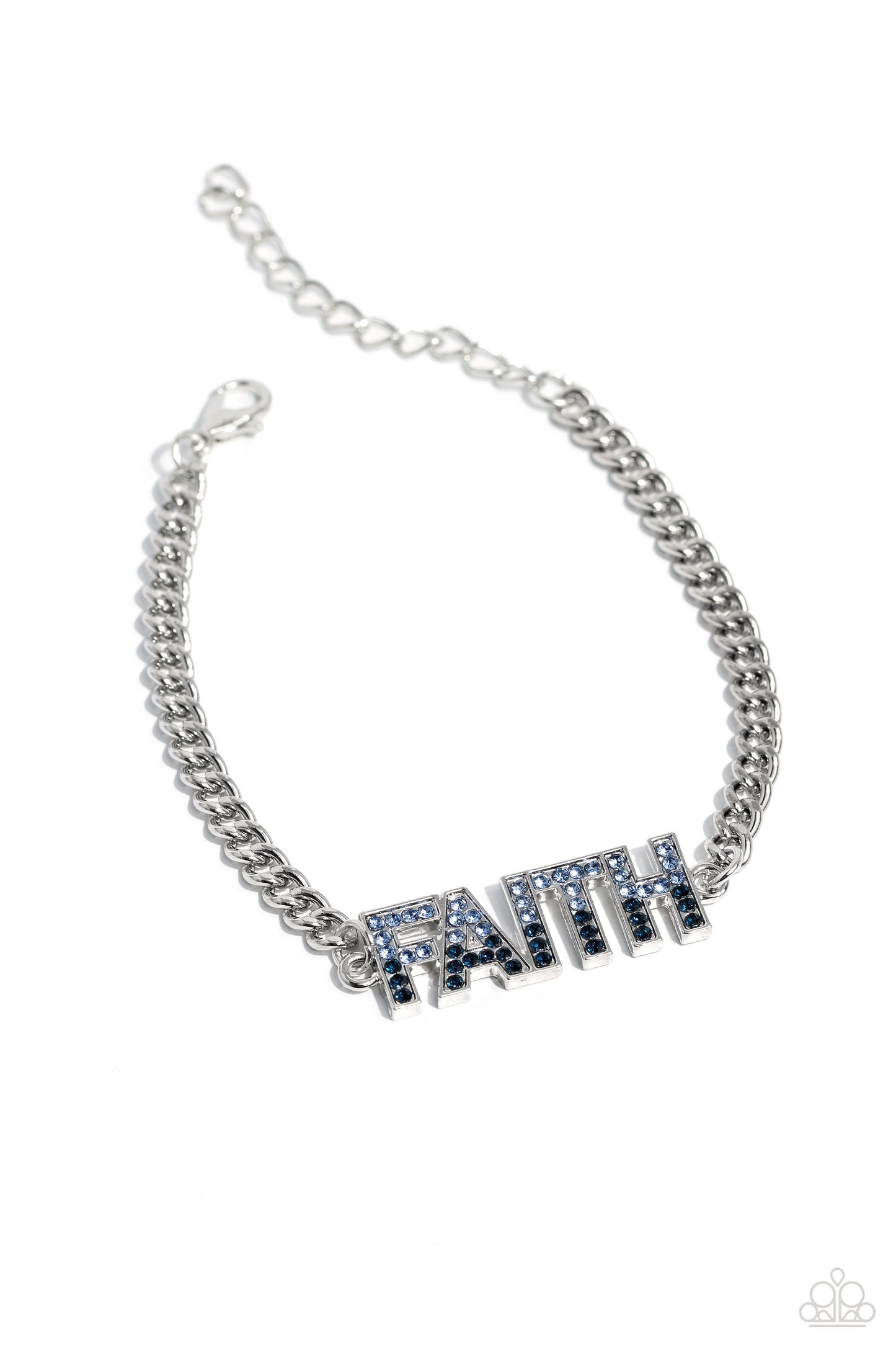 Paparazzi Accessories - Faithful Finish - Blue Bracelet