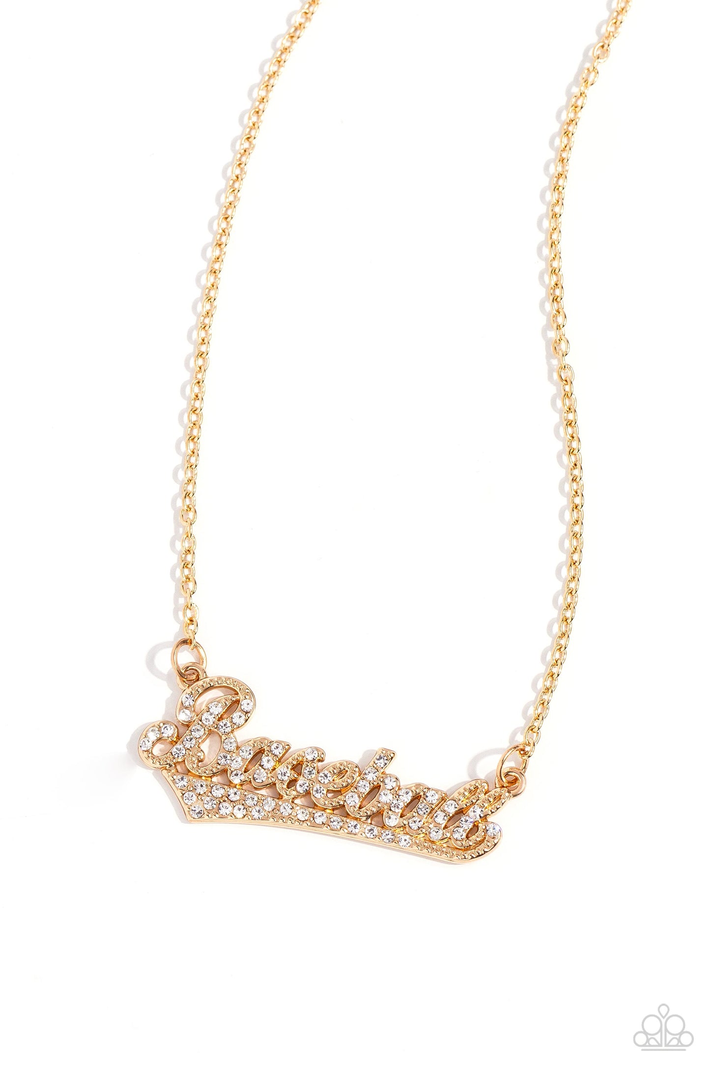 Paparazzi Accessories - Home Run Haute - Gold Necklace