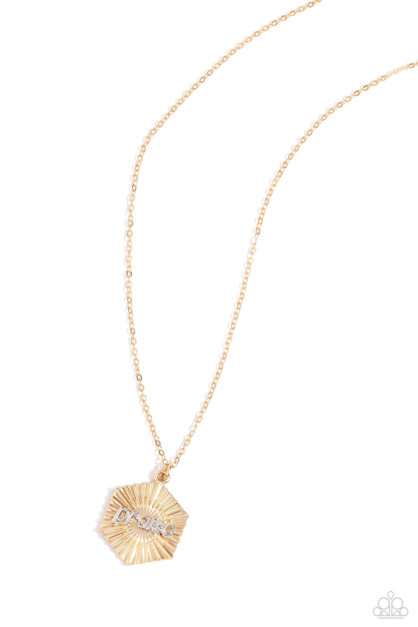 Paparazzi Accessories - Turn of PRAISE - Gold Necklace