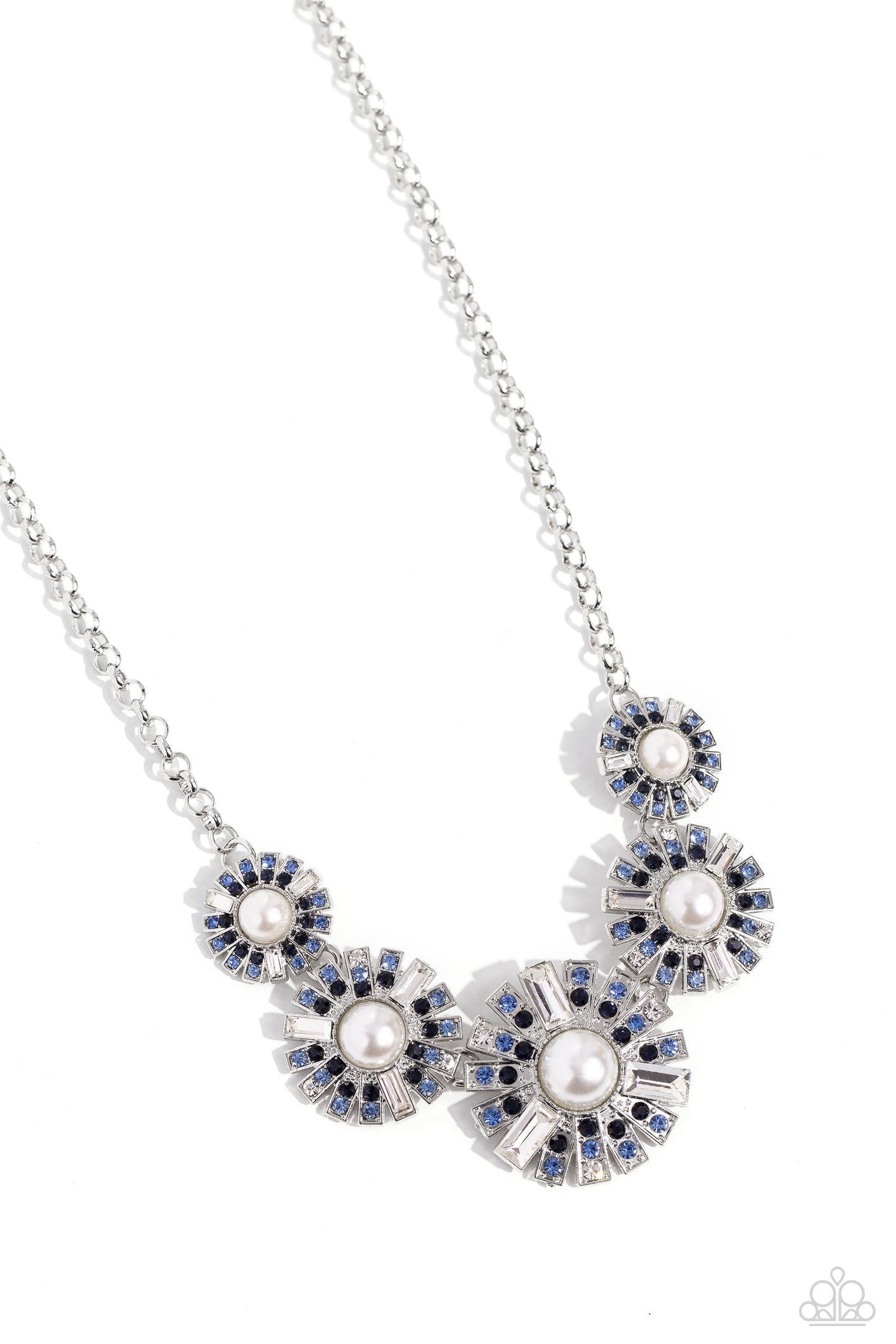 Paparazzi Accessories - Gatsby Gallery - Blue Necklace