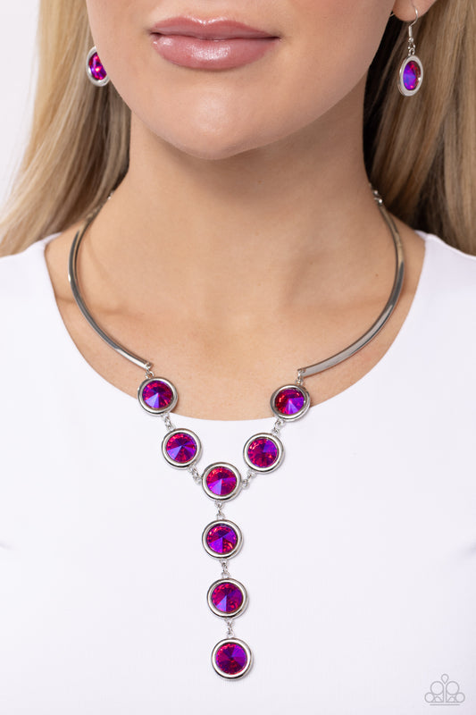 Paparazzi Accessories - Cheers to Confidence - Pink Necklace